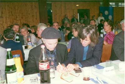 William Hermanns and Kenneth Norton, Christian and Jewish Reconcialiation, Mnchengladbach, Germany, August 1989 (8 months before William Hermanns' passing.)