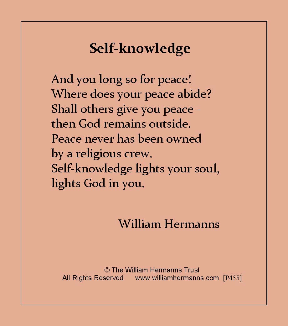 Self-knowledge by William Hermanns