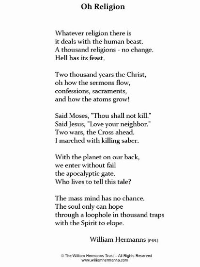 Oh Religion by William Hermanns
